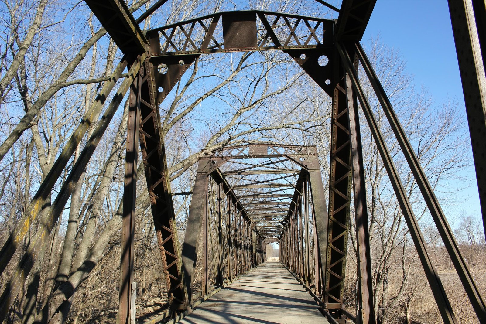 Portal bracing, west span (span #4)